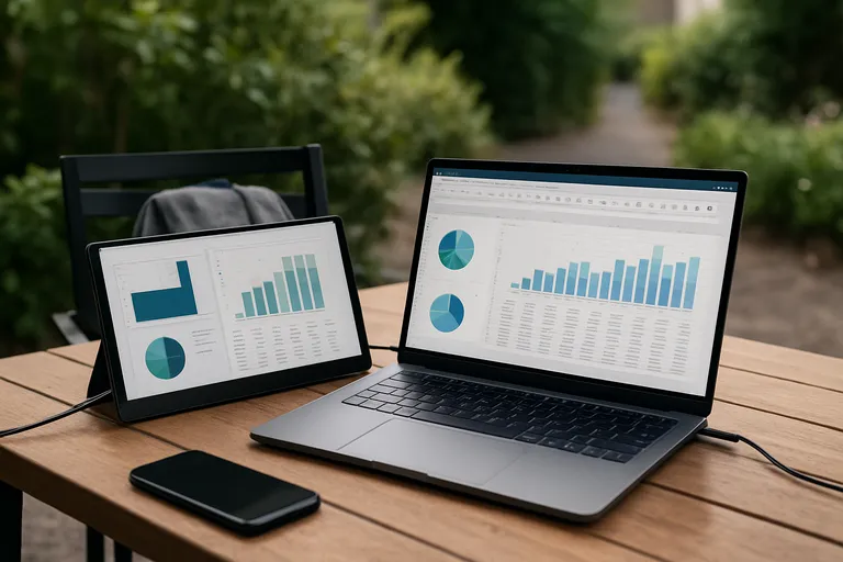 Draagbare monitoren voor onderweg